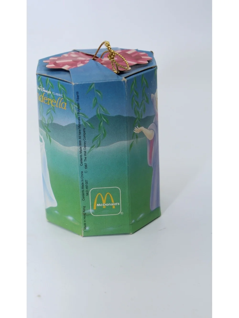 80s 90s Disney 6 EMPTY BOXES from Christmas Ornaments McDonalds Happy Meal Toys